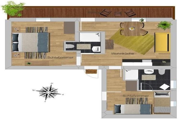 דירות Flat In Krimml With A Balcony מראה חיצוני תמונה